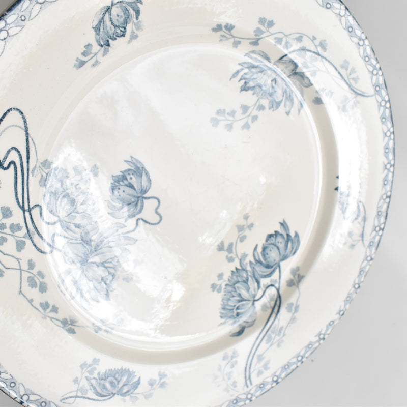 Antique Plate: U&C Sarreguemines Royat C