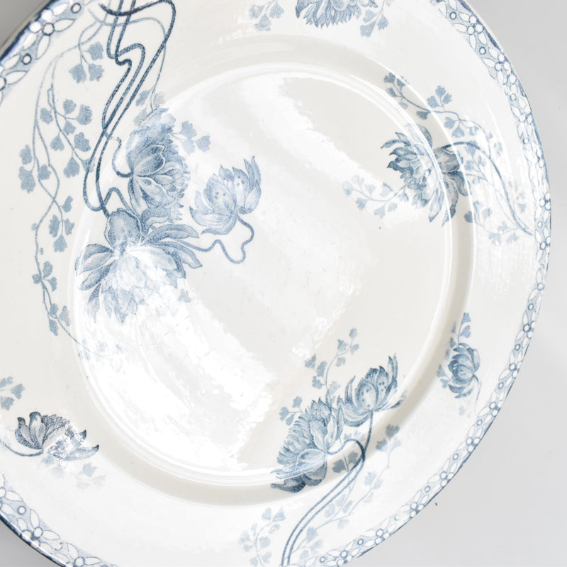 Antique Plate: U&C Sarreguemines Royat D