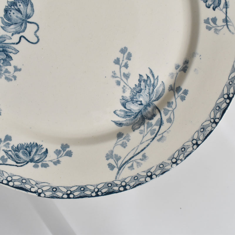 Antique Plate U&C Sarreguemines Royat E