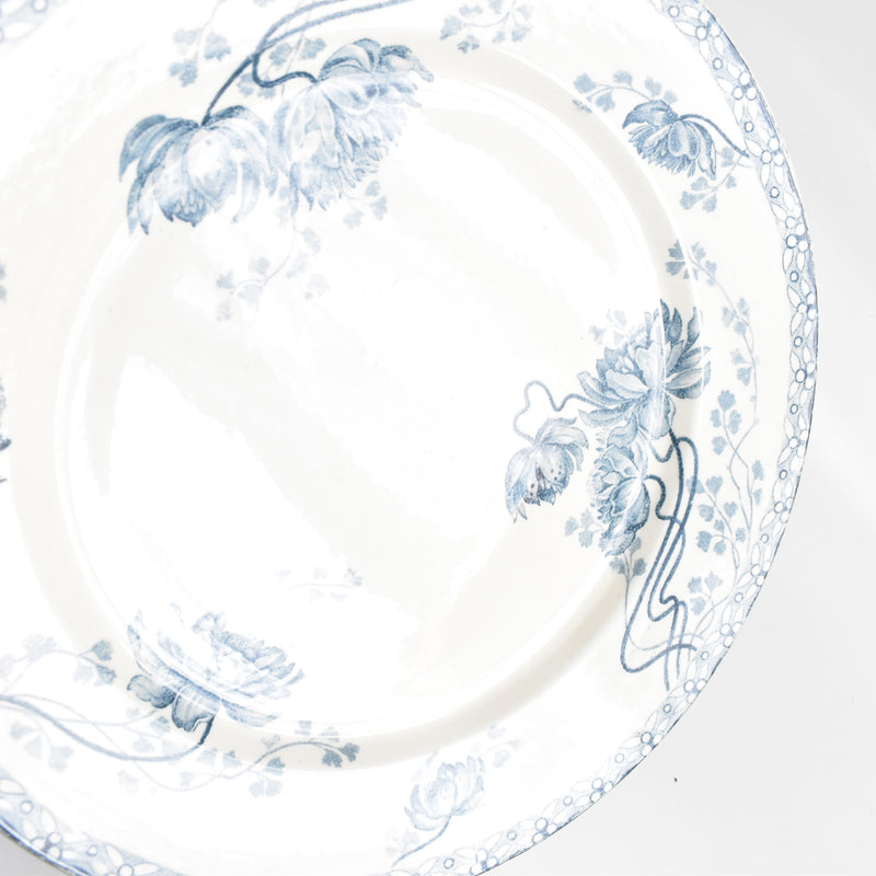 Antique Plate U&C Sarreguemines Royat F