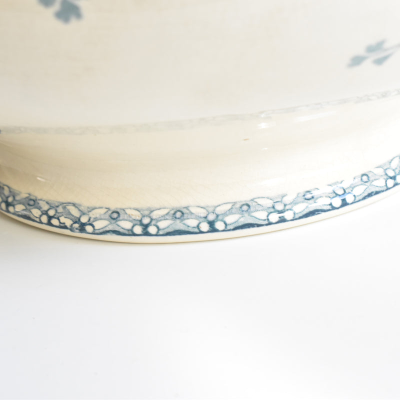 Antique Salad Bowl, U&C Sarreguemines, Royat