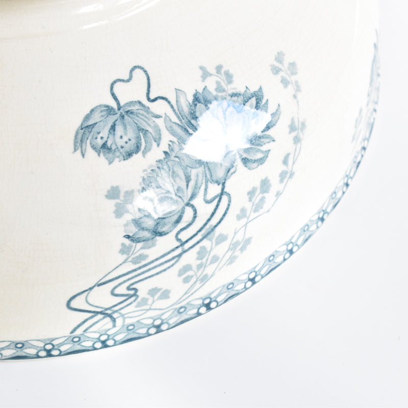 Antique Salad Bowl, U&C Sarreguemines, Royat