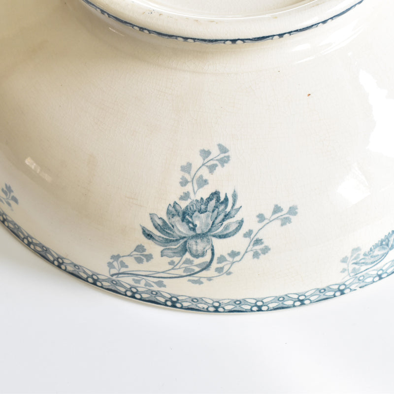 Antique Salad Bowl, U&C Sarreguemines, Royat