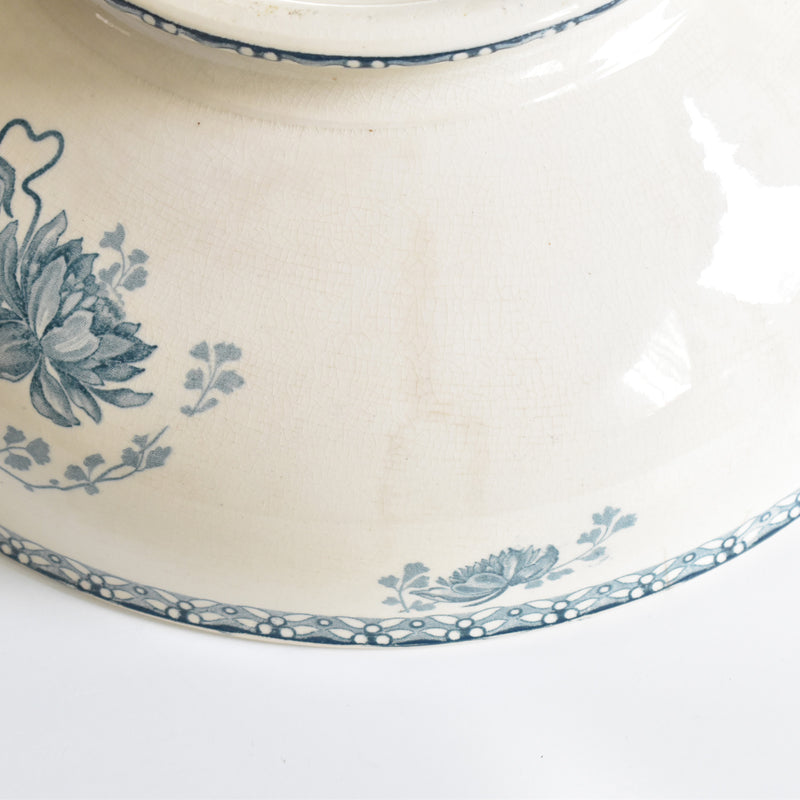 Antique Salad Bowl, U&C Sarreguemines, Royat