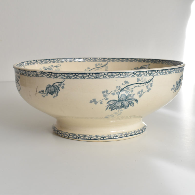 Antique Salad Bowl, U&C Sarreguemines, Royat