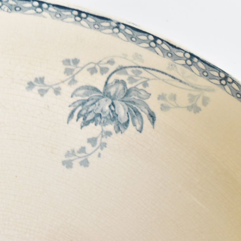Antique Salad Bowl, U&C Sarreguemines, Royat