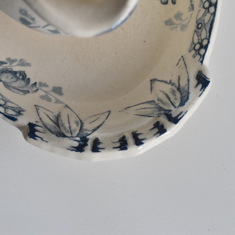 Antique Sauce Boat, U&C Sarreguemines, Royat
