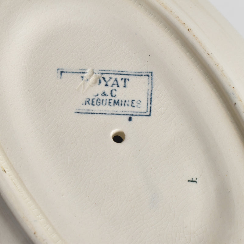 Antique Sauce Boat, U&C Sarreguemines, Royat