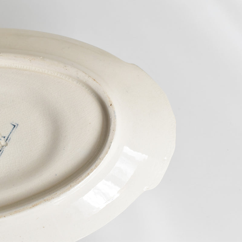 Antique Sauce Boat, U&C Sarreguemines, Royat