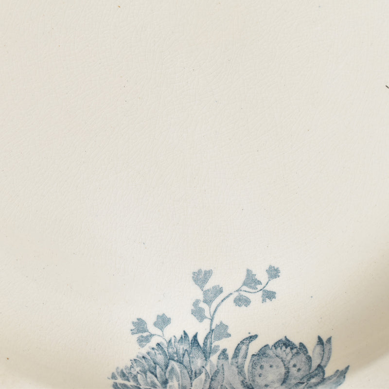 Antique large plate U&C Sarreguemines Royat 31cm