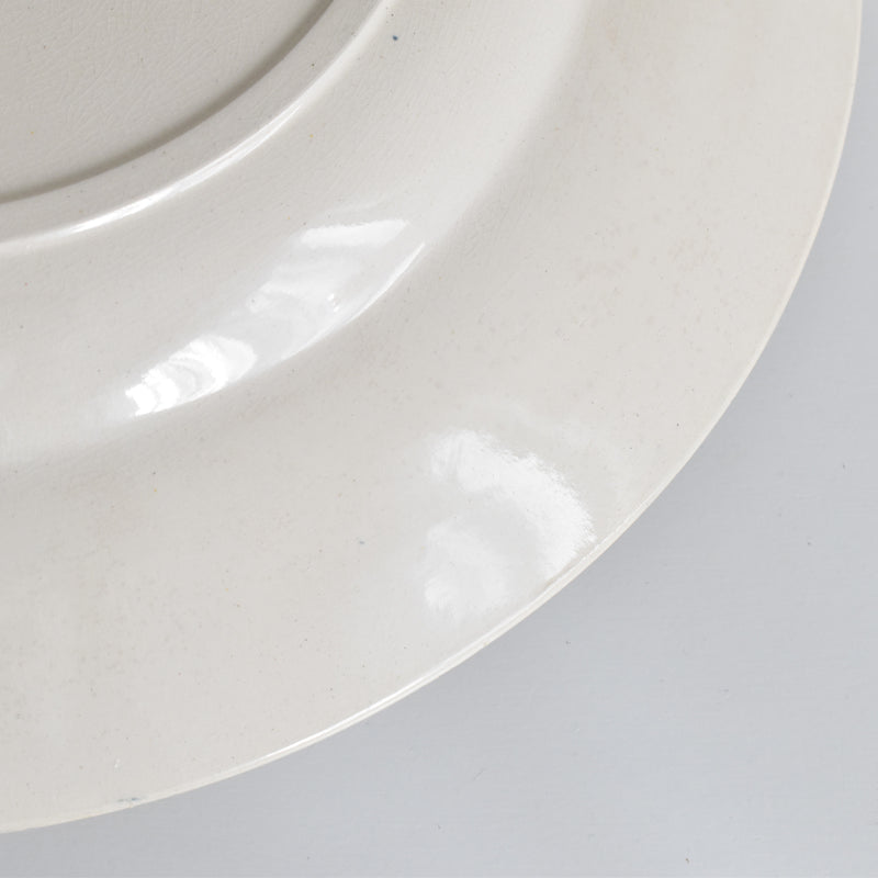 Antique large plate U&C Sarreguemines Royat 31cm