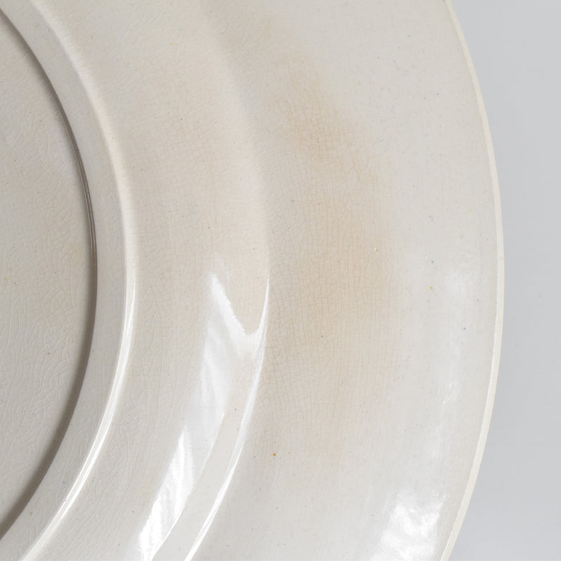 Antique large plate U&C Sarreguemines Royat 31cm