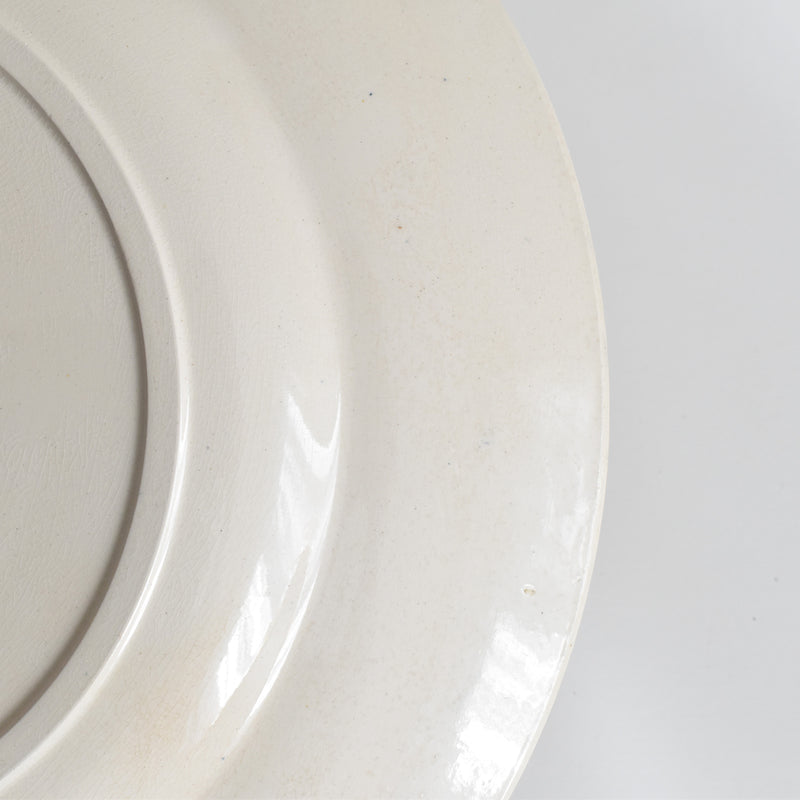 Antique large plate U&C Sarreguemines Royat 31cm