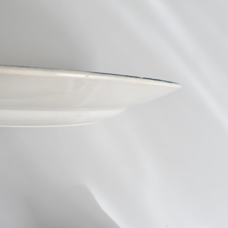 Antique large plate U&C Sarreguemines Royat 31cm