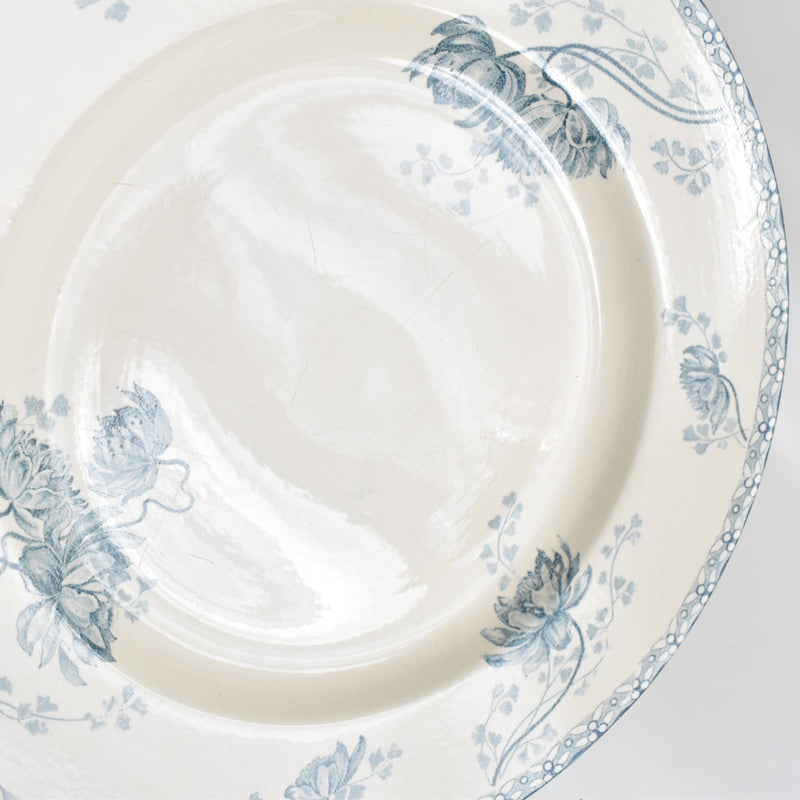 Antique Large Plate - U&C Sarreguemines Royat - 27.5cm