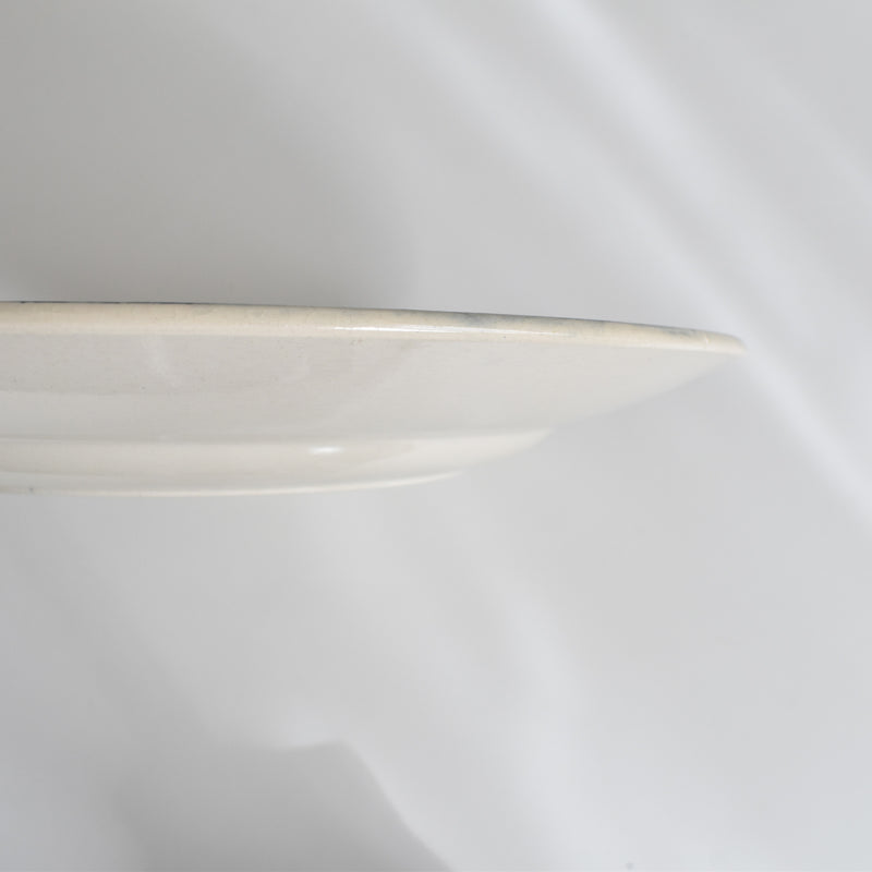 Antique Large Plate - U&C Sarreguemines Royat - 27.5cm