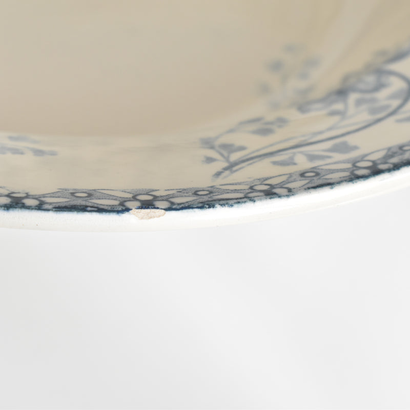 Antique deep plate, U&C Sarreguemines "Royat" C