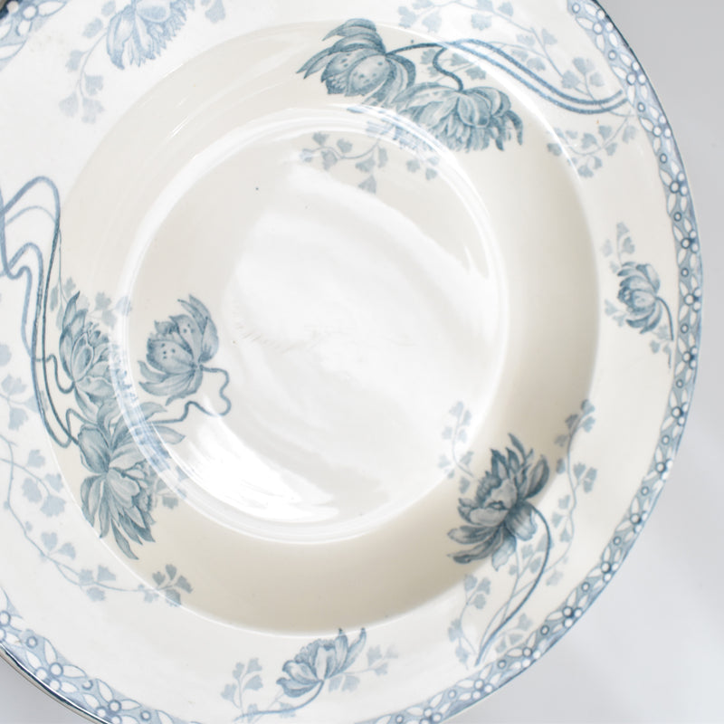 Antique Deep Plate - U&C Sarreguemines Royat (D)