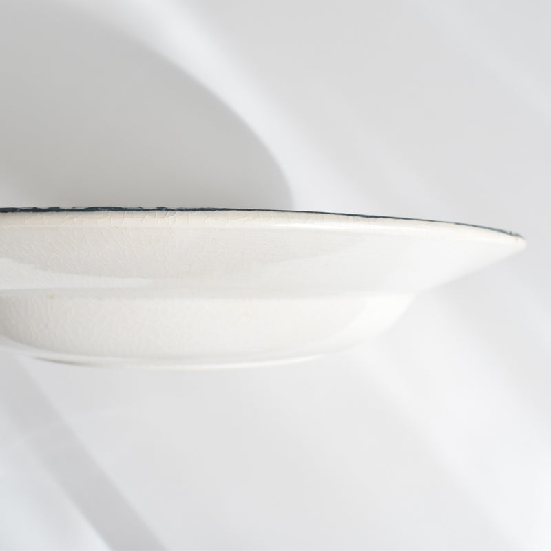 Antique deep plate - U&C Sarreguemines Royat F
