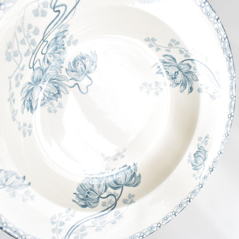 Antique deep plate - U&C Sarreguemines Royat F