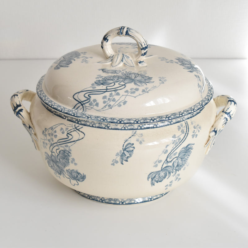 Antique Soup Tureen - U&C Sarreguemines Royat