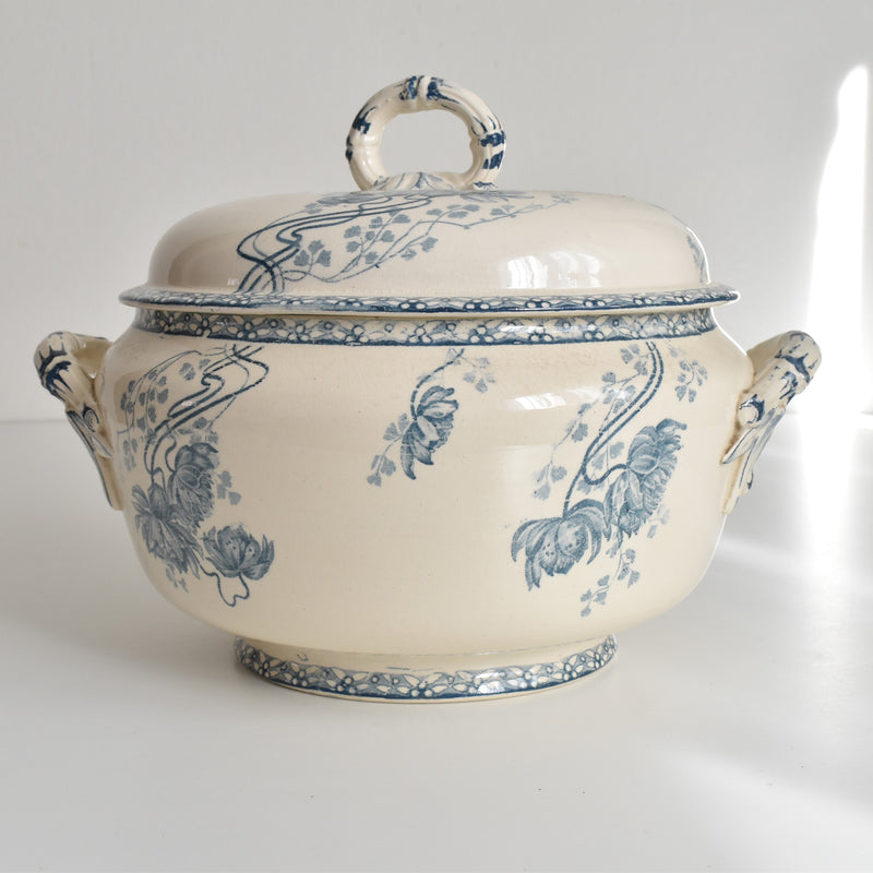 Antique Soup Tureen - U&C Sarreguemines Royat