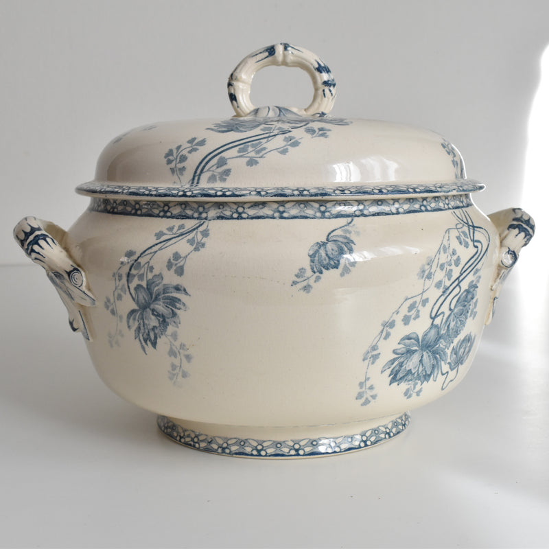 Antique Soup Tureen - U&C Sarreguemines Royat