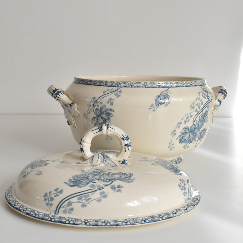 Antique Soup Tureen - U&C Sarreguemines Royat