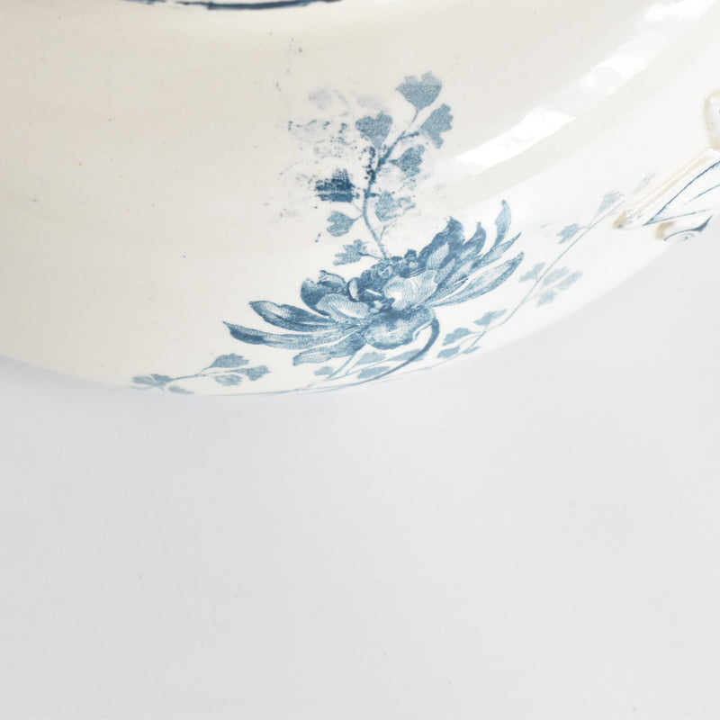 Antique soup tureen (legumier) U&C Sarreguemines Royat