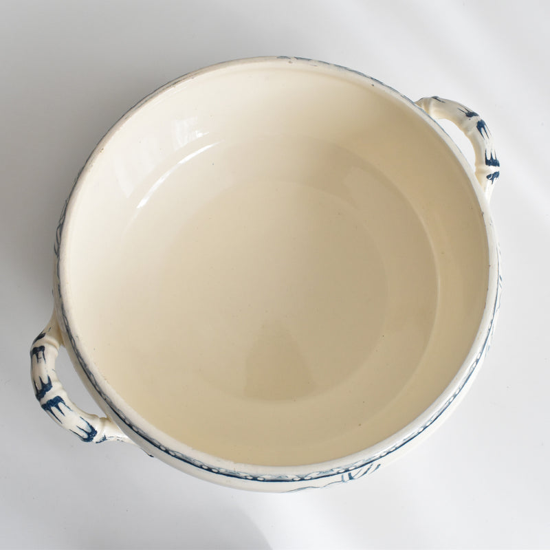 Antique soup tureen (legumier) U&C Sarreguemines Royat
