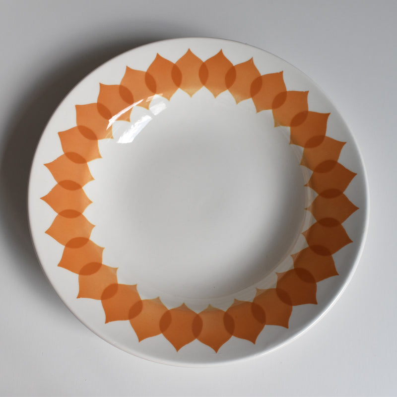 Vintage Deep Plate Digoin & Sarreguemines Cassel A
