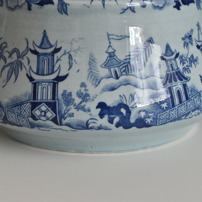 アンティークシュガーポット サルグミンヌ kyoto ブルー