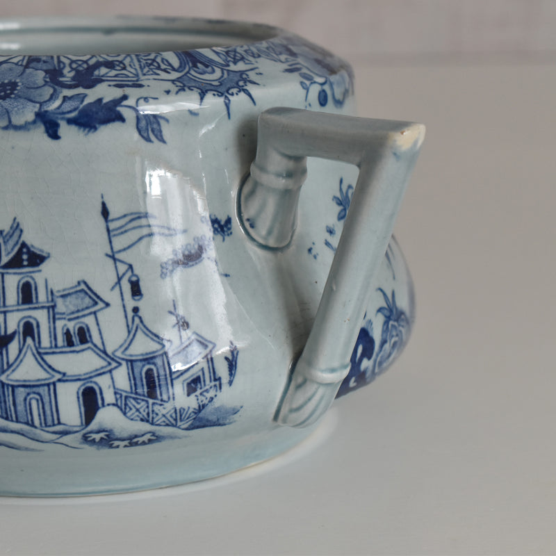 アンティークシュガーポット サルグミンヌ kyoto ブルー