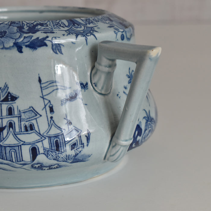 アンティークシュガーポット サルグミンヌ kyoto ブルー