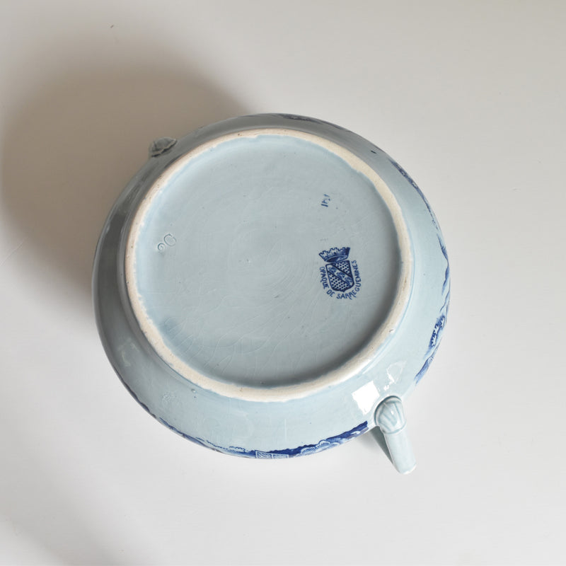 アンティークシュガーポット サルグミンヌ kyoto ブルー