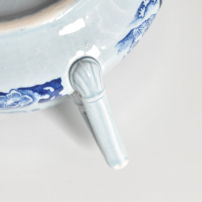 アンティークシュガーポット サルグミンヌ kyoto ブルー