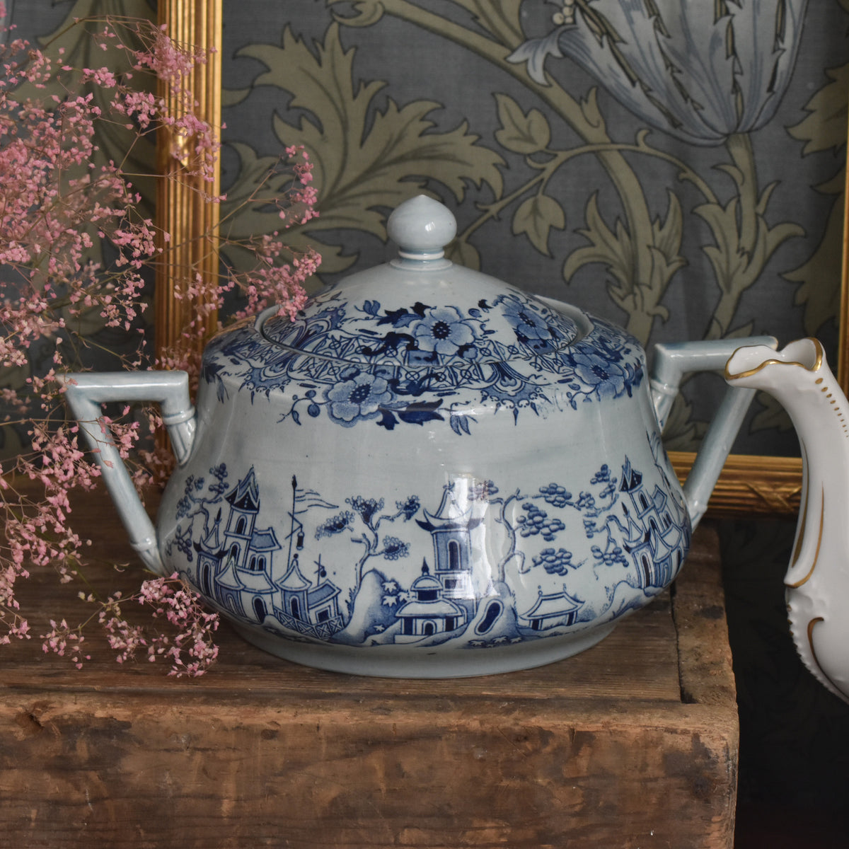 シュガーマン アンティークシュガーポット サルグミンヌ kyoto ブルー — Loane