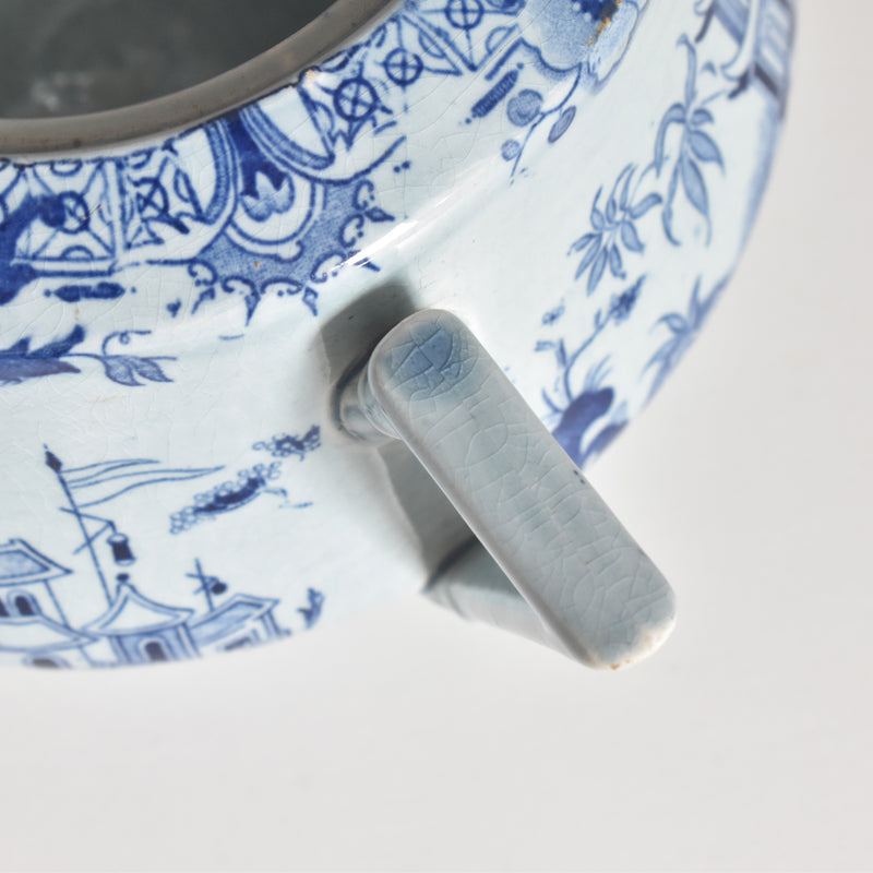 アンティークシュガーポット サルグミンヌ kyoto ブルー