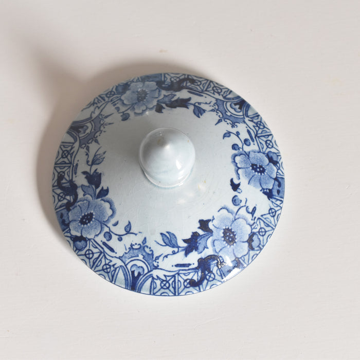 アンティークシュガーポット サルグミンヌ kyoto ブルー