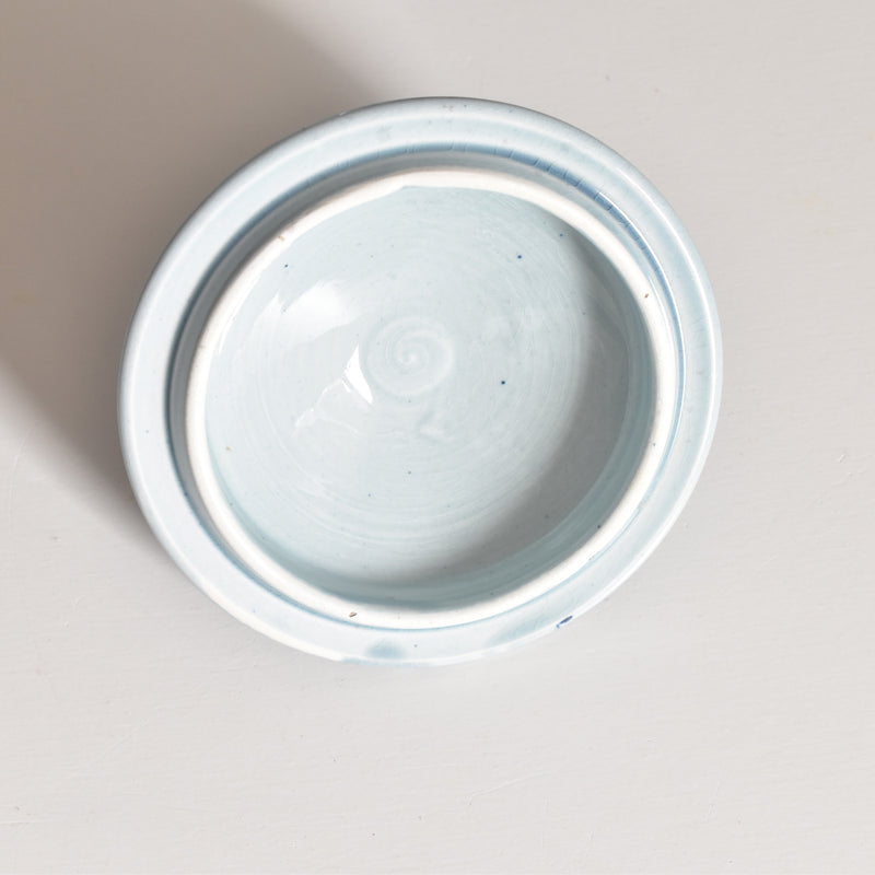 アンティークシュガーポット サルグミンヌ kyoto ブルー