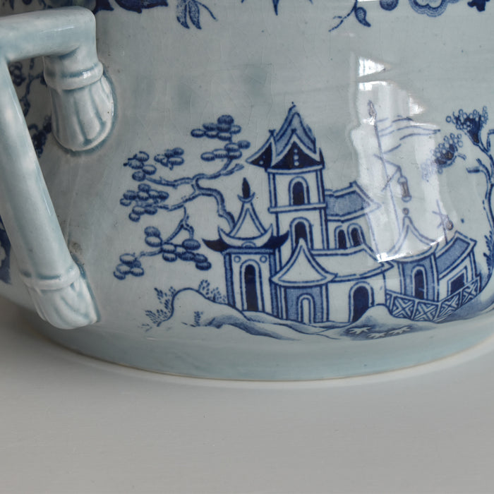 アンティークシュガーポット サルグミンヌ kyoto ブルー