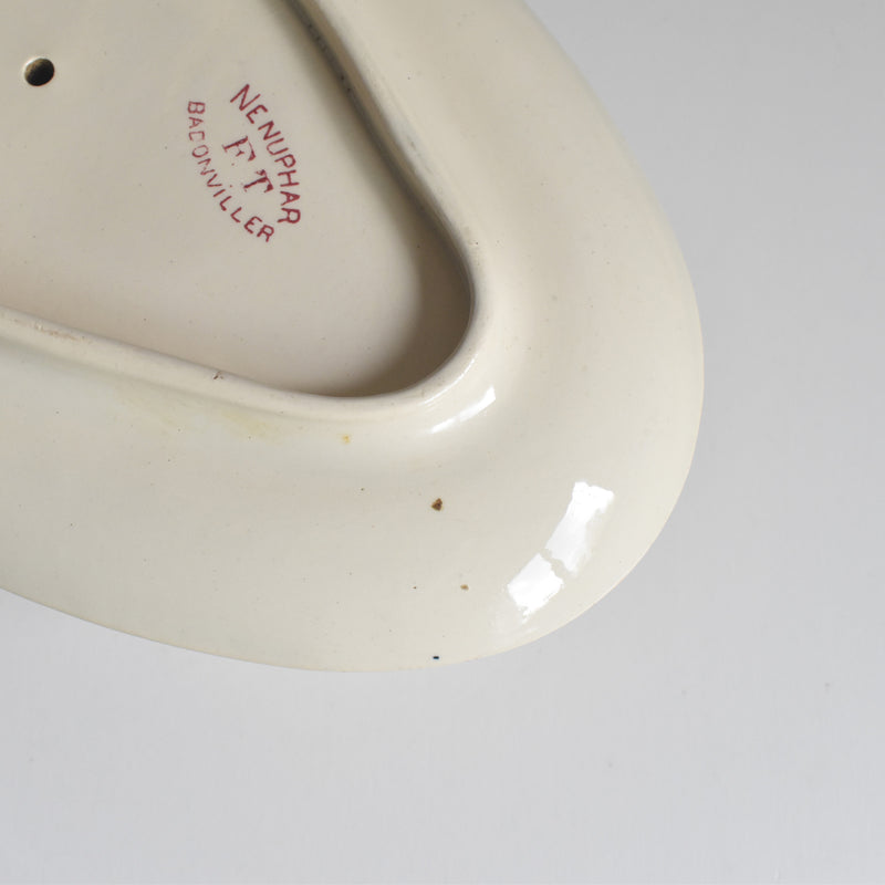 Antique Sauce Boat, Badonviller Nénuphar