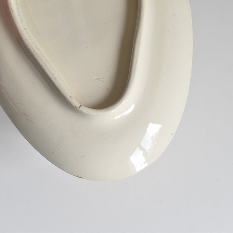 Antique Sauce Boat, Badonviller Nénuphar