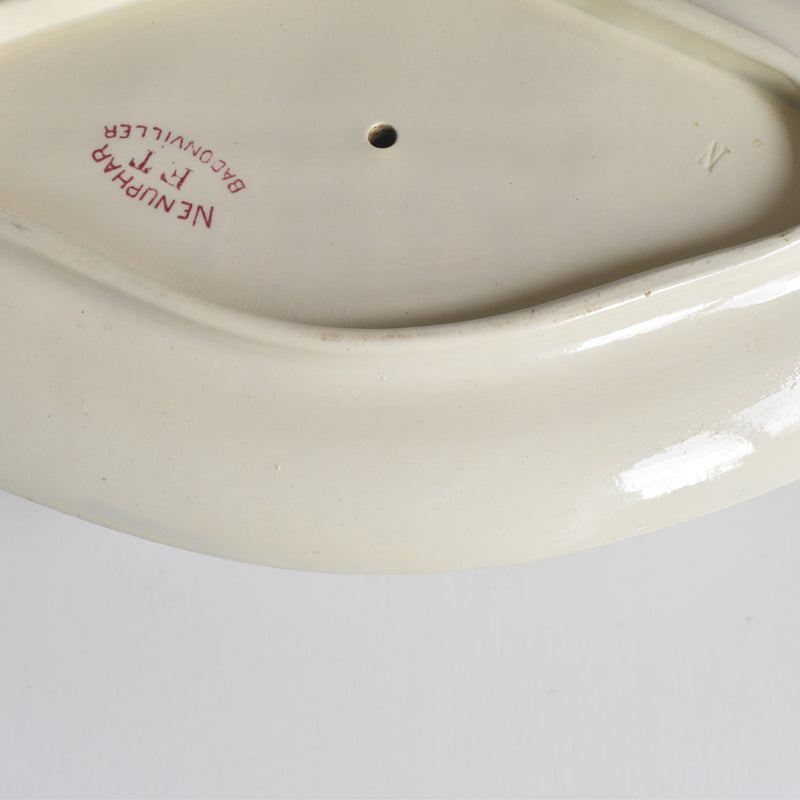 Antique Sauce Boat, Badonviller Nénuphar