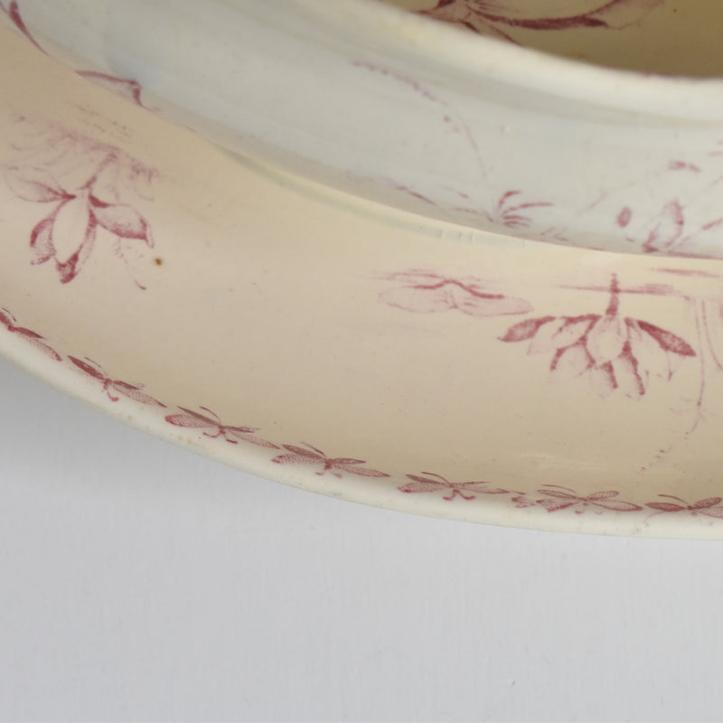 Antique Sauce Boat, Badonviller Nénuphar