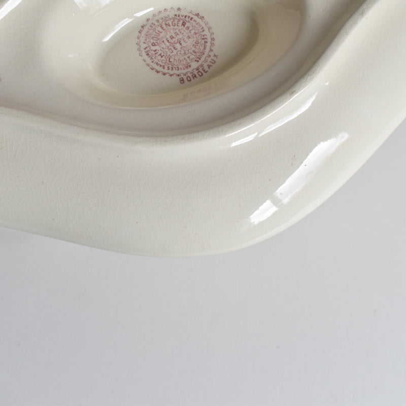 Antique Choisy le Roi Sauce Boat - Bordeaux