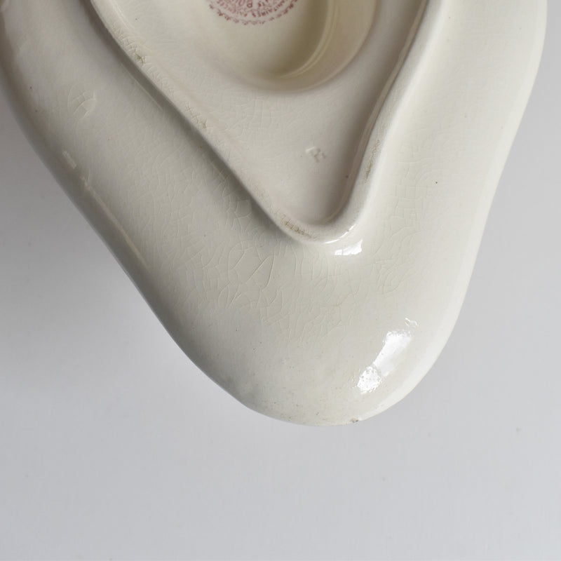 Antique Choisy le Roi Sauce Boat - Bordeaux