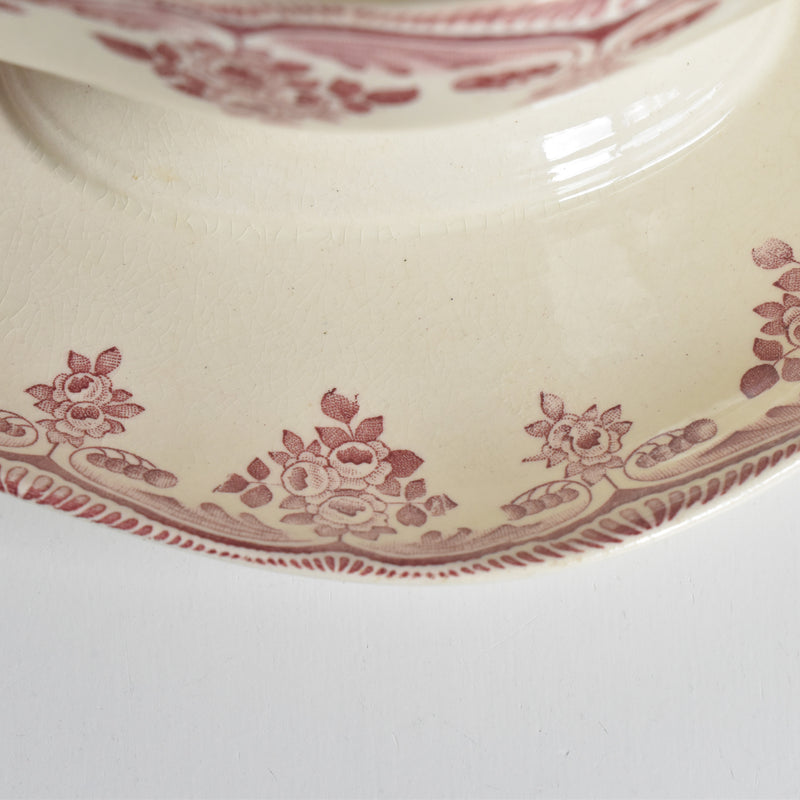 Antique Choisy le Roi Sauce Boat - Bordeaux