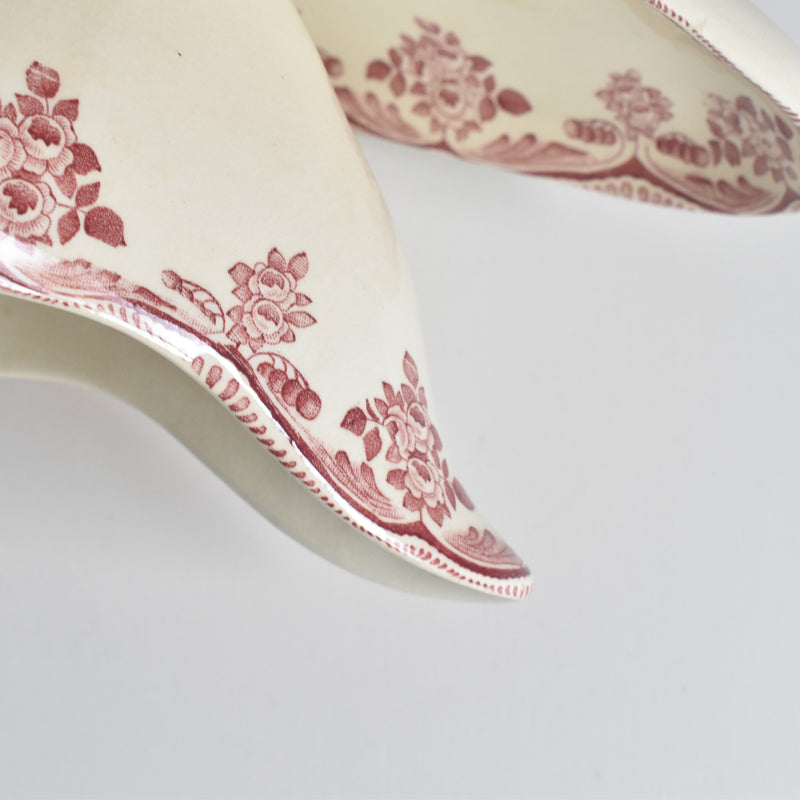 Antique Choisy le Roi Sauce Boat - Bordeaux