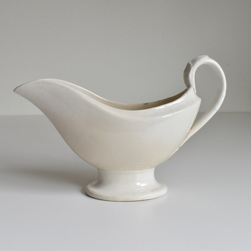 Antique Sauce Boat, Creil et Montereau, Gold Medal 1834
